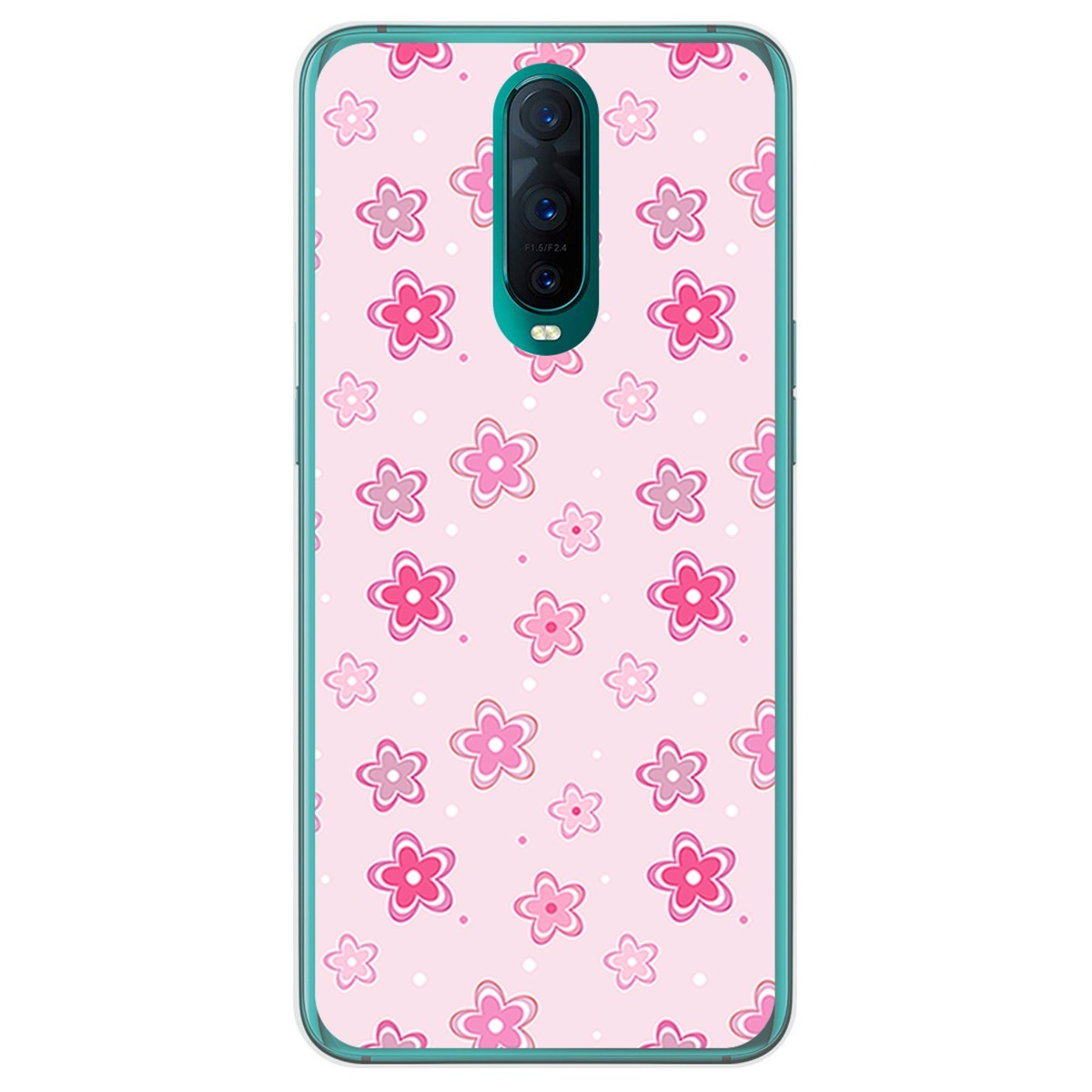 Funda Gel Tpu para Oppo RX17 Pro diseño Flores Dibujos