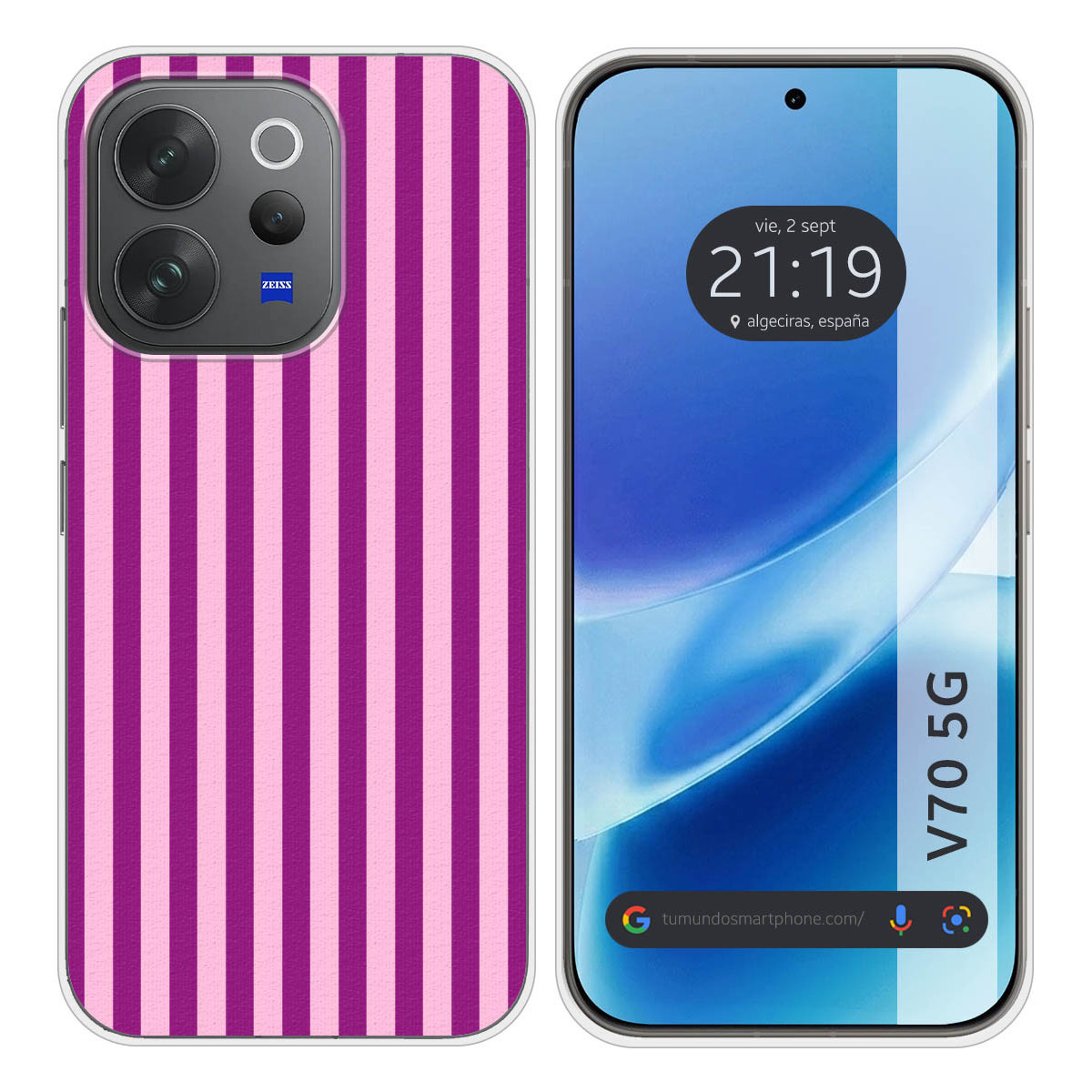 Funda Silicona para Vivo V70 5G diseño Lines 01...