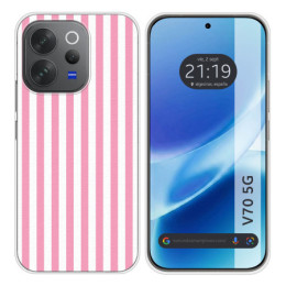 Funda Silicona para Vivo V70 5G diseño Lines 03 Dibujos
