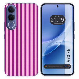 Funda Silicona para Vivo V70 FE diseño Lines 01 Dibujos