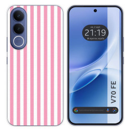 Funda Silicona para Vivo V70 FE diseño Lines 03 Dibujos