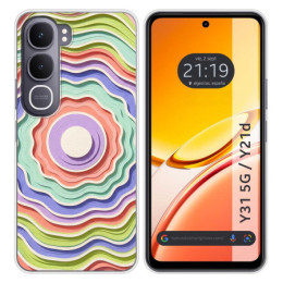 Funda Silicona para Vivo Y31 5G / Y21d diseño Splash 08...