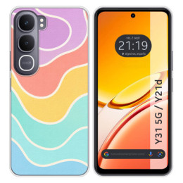 Funda Silicona para Vivo Y31 5G / Y21d diseño Splash 09...
