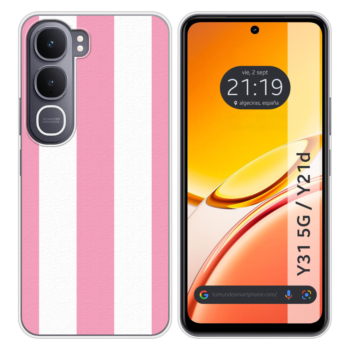 Funda Silicona para Vivo Y31 5G / Y21d diseño...
