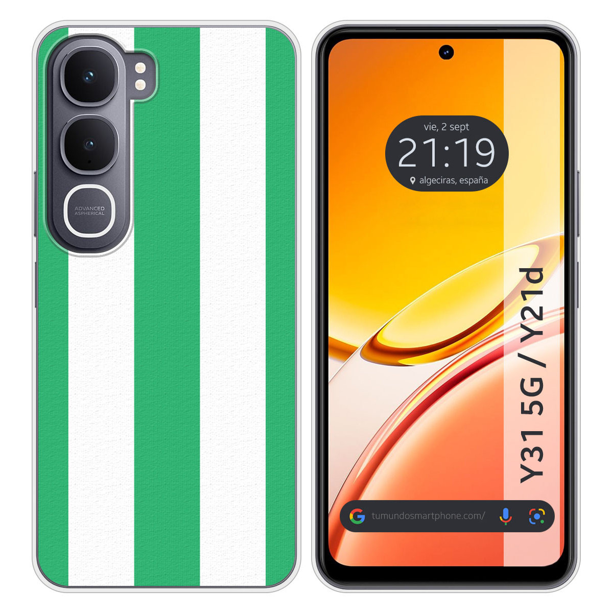 Funda Silicona para Vivo Y31 5G / Y21d diseño...