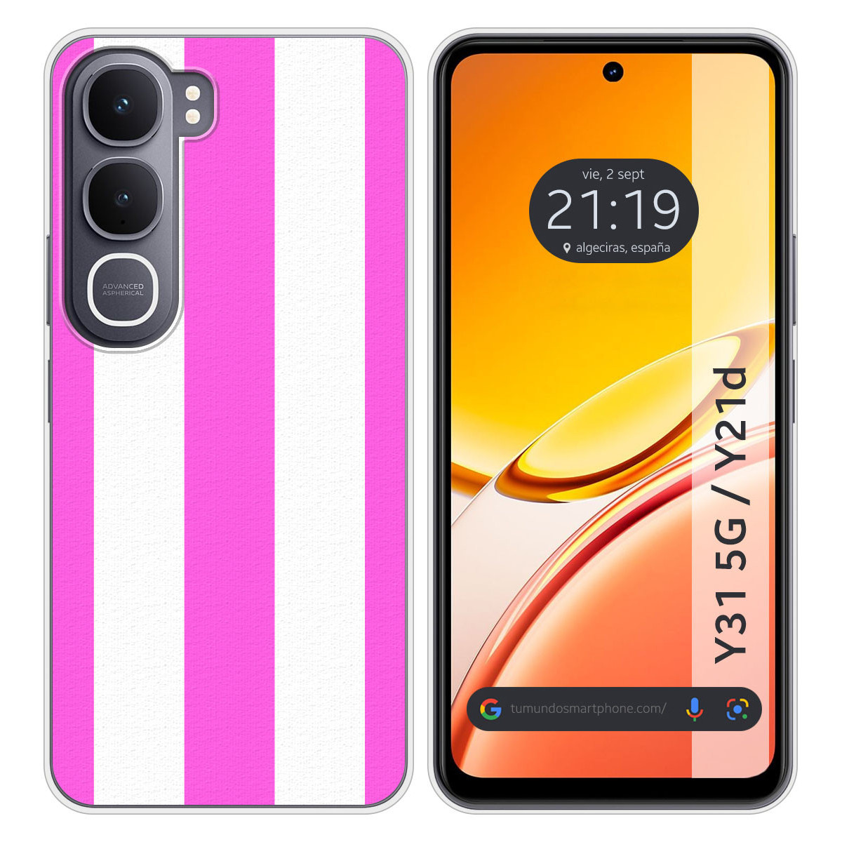 Funda Silicona para Vivo Y31 5G / Y21d diseño...