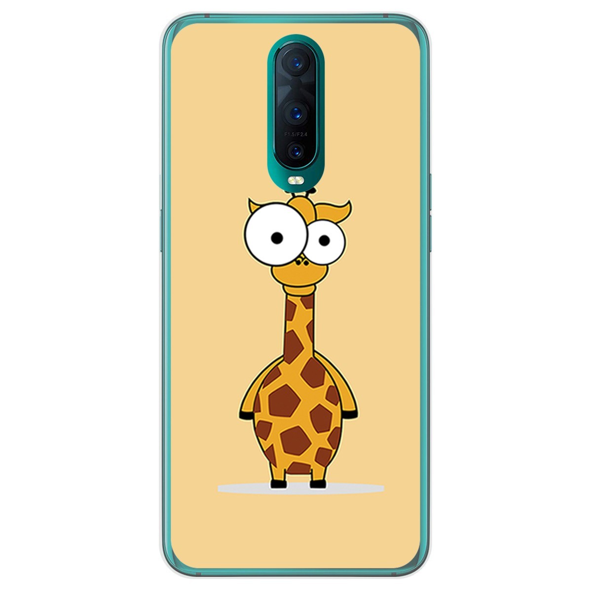 Funda Gel Tpu para Oppo RX17 Pro diseño Jirafa Dibujos