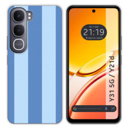 Funda Silicona para Vivo Y31 5G / Y21d diseño Lines 10...