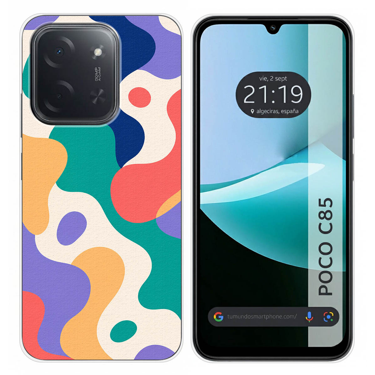 Funda Silicona para Xiaomi Poco C85 diseño...