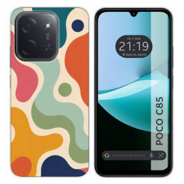 Funda Silicona para Xiaomi Poco C85 diseño Splash 04 Dibujos