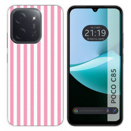 Funda Silicona para Xiaomi Poco C85 diseño Lines 03 Dibujos