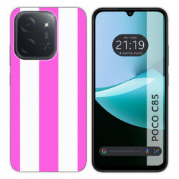 Funda Silicona para Xiaomi Poco C85 diseño Lines 09 Dibujos