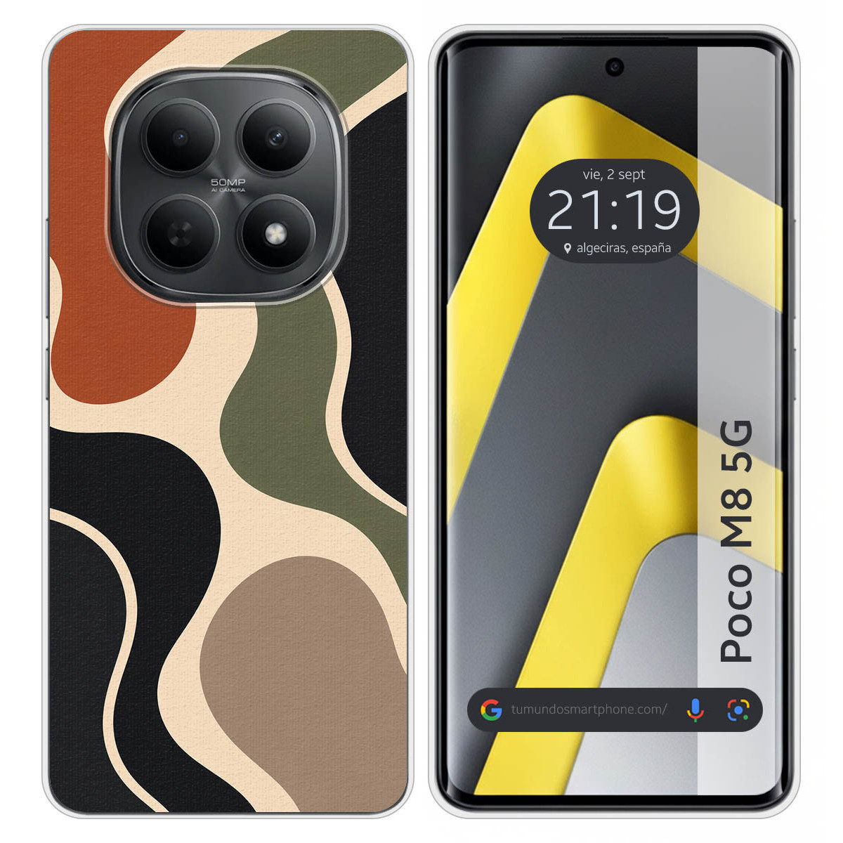 Funda Silicona para Xiaomi Poco M8 5G diseño...
