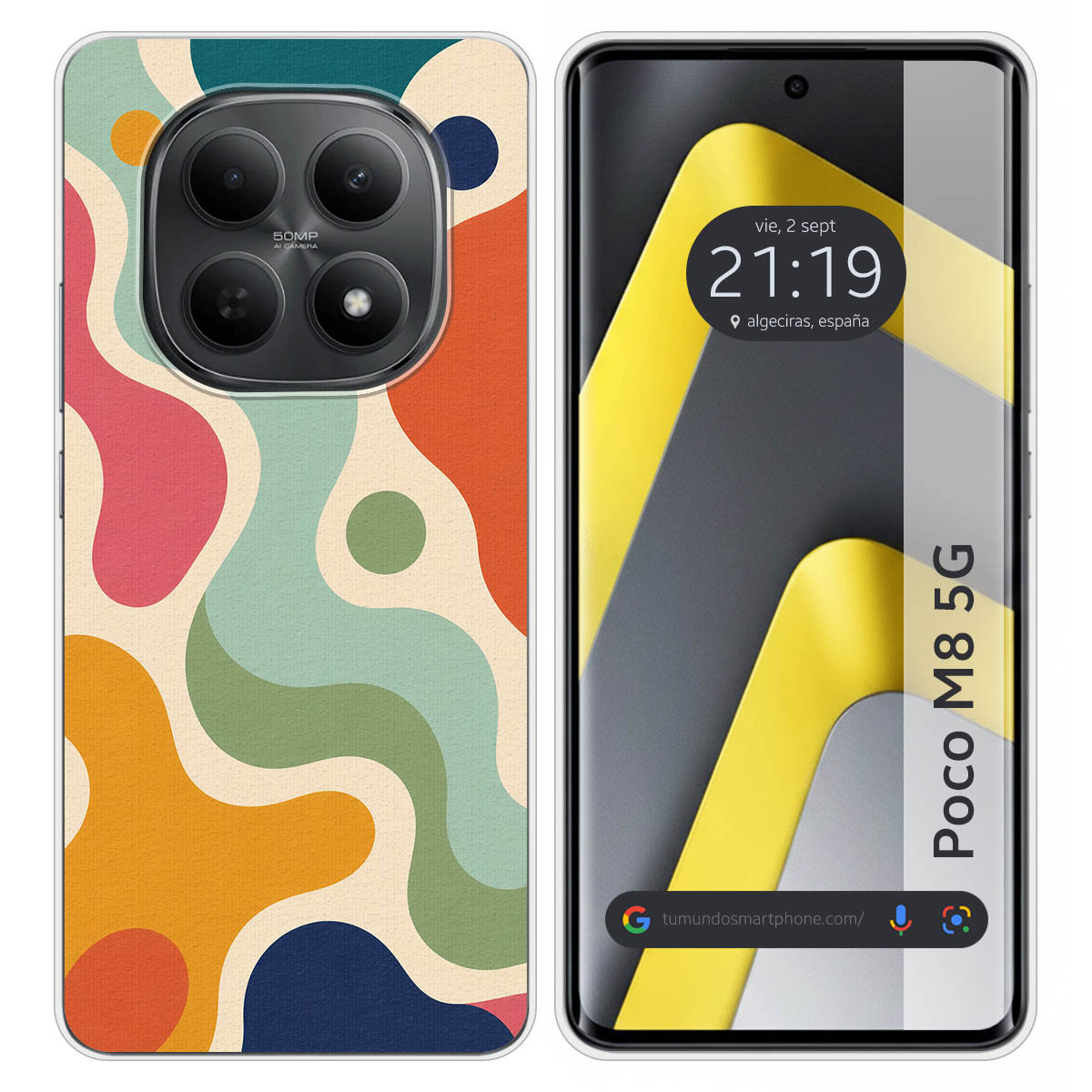 Funda Silicona para Xiaomi Poco M8 5G diseño...