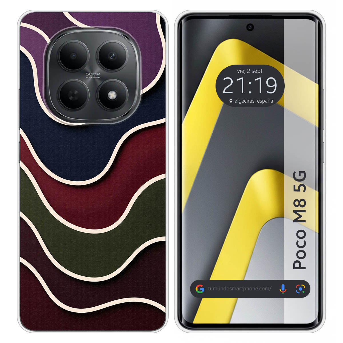 Funda Silicona para Xiaomi Poco M8 5G diseño...