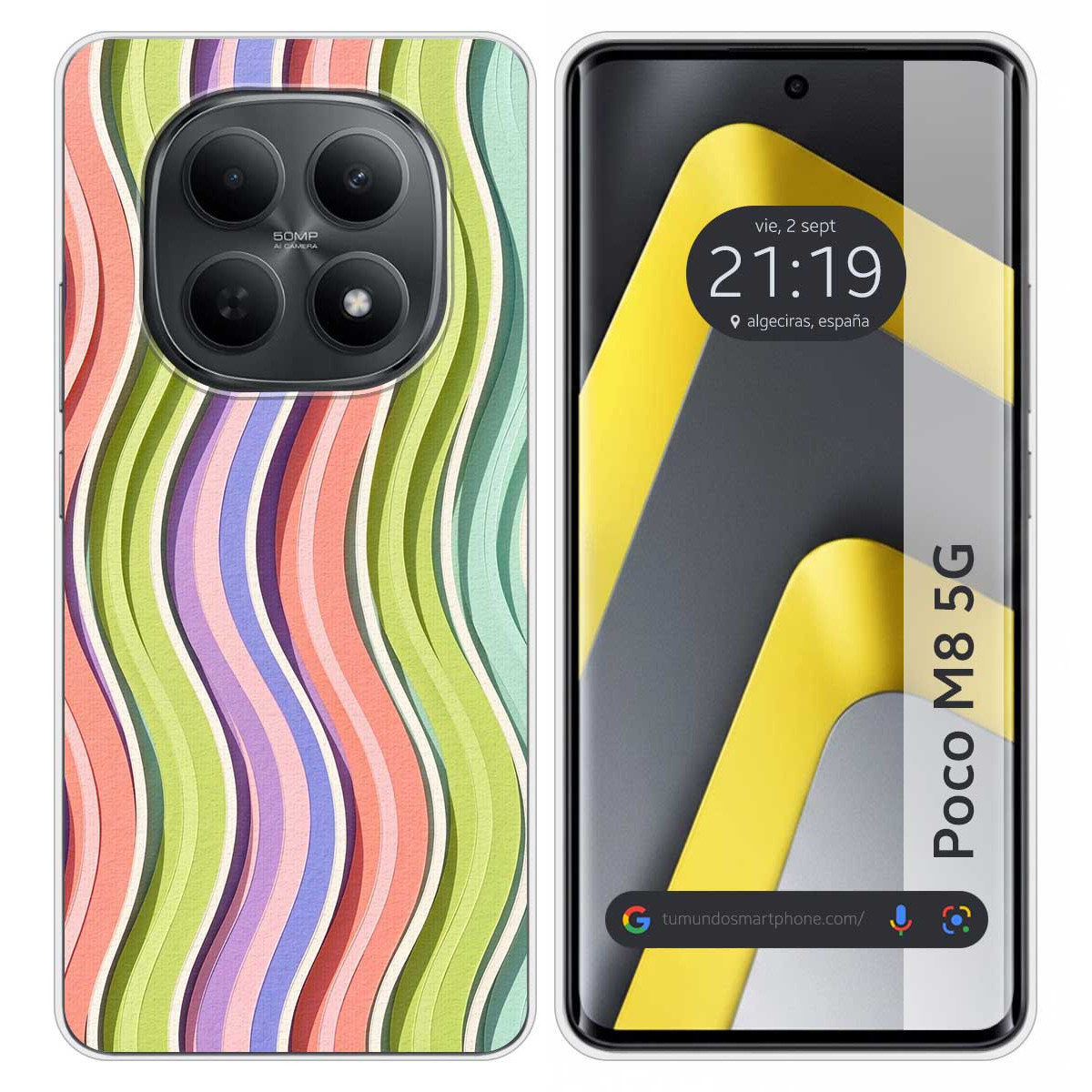 Funda Silicona para Xiaomi Poco M8 5G diseño...