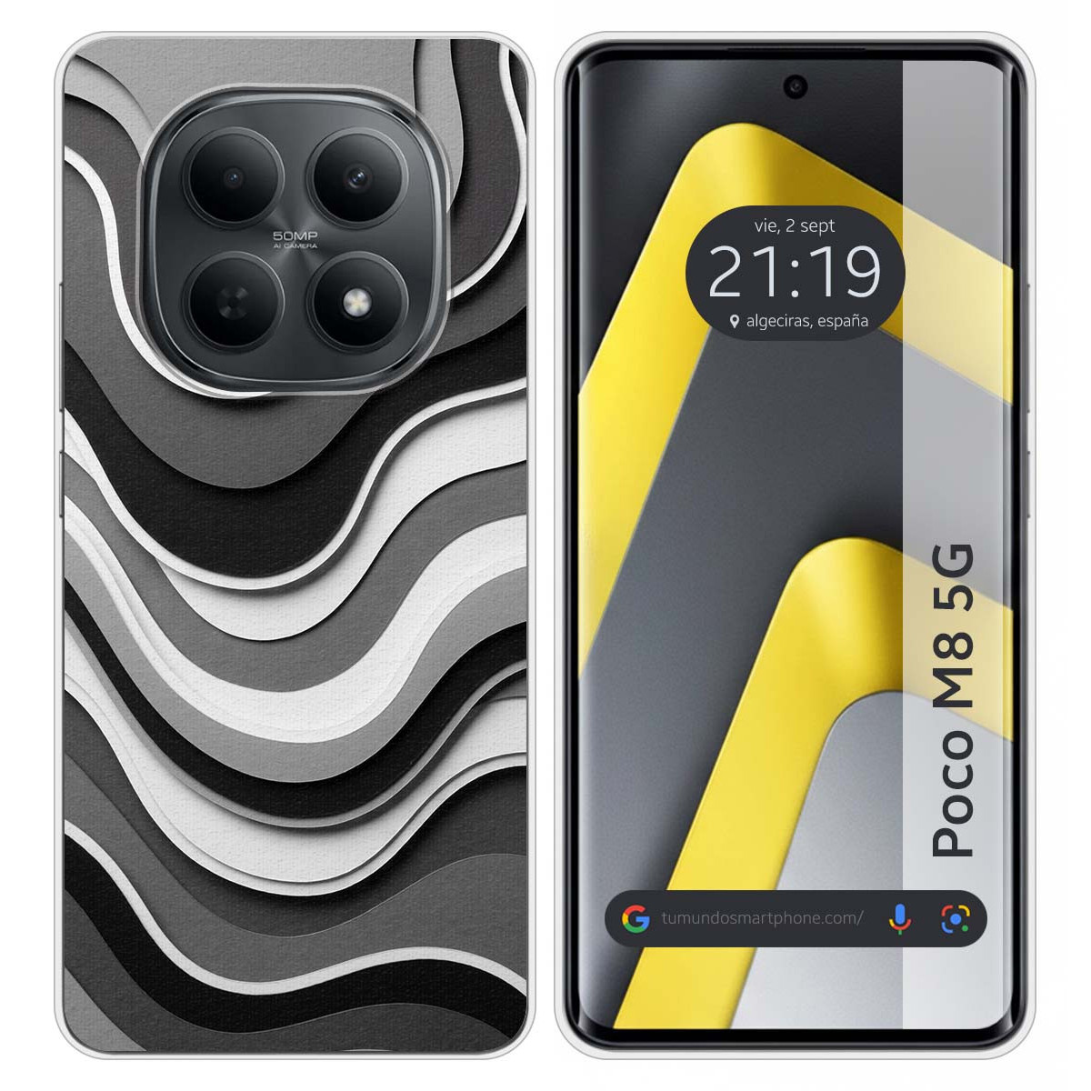 Funda Silicona para Xiaomi Poco M8 5G diseño...