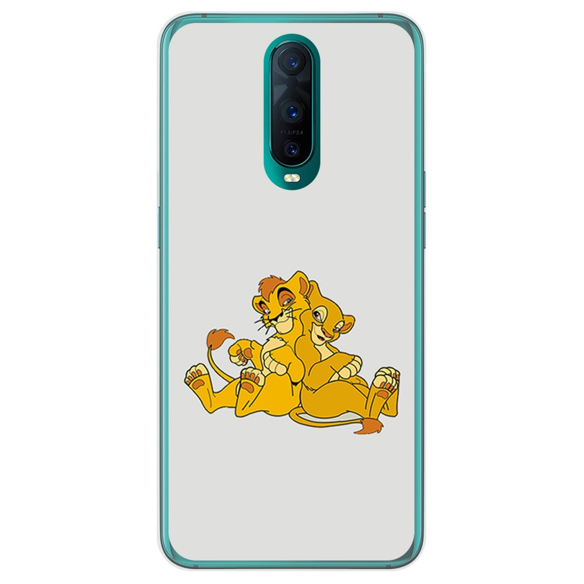 Funda Gel Tpu para Oppo RX17 Pro diseño Leones Dibujos