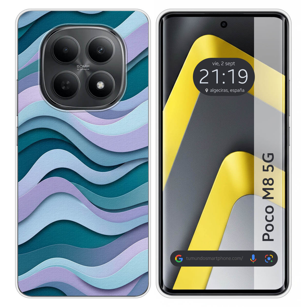 Funda Silicona para Xiaomi Poco M8 5G diseño...