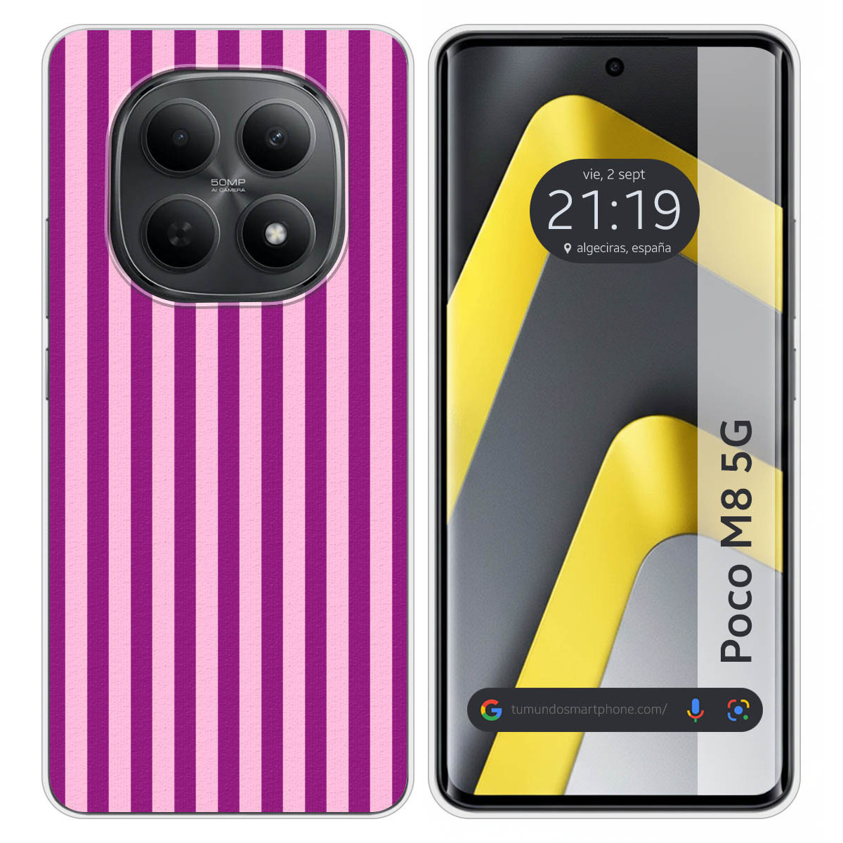 Funda Silicona para Xiaomi Poco M8 5G diseño...