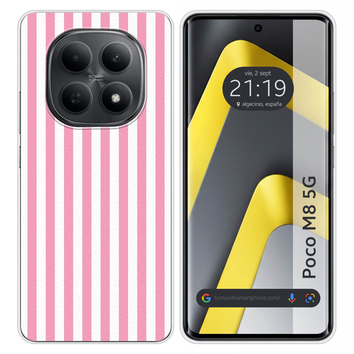 Funda Silicona para Xiaomi Poco M8 5G diseño...