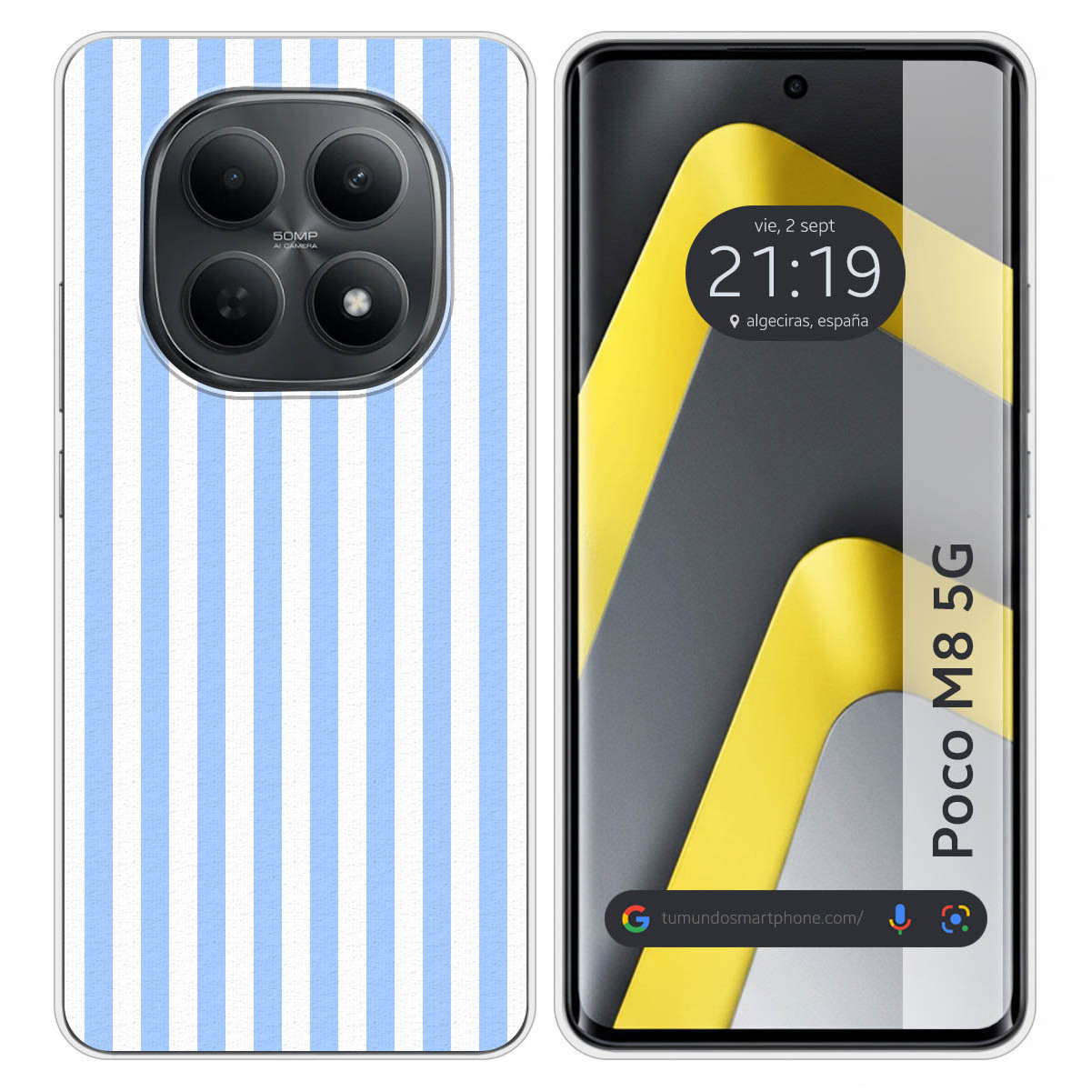 Funda Silicona para Xiaomi Poco M8 5G diseño...