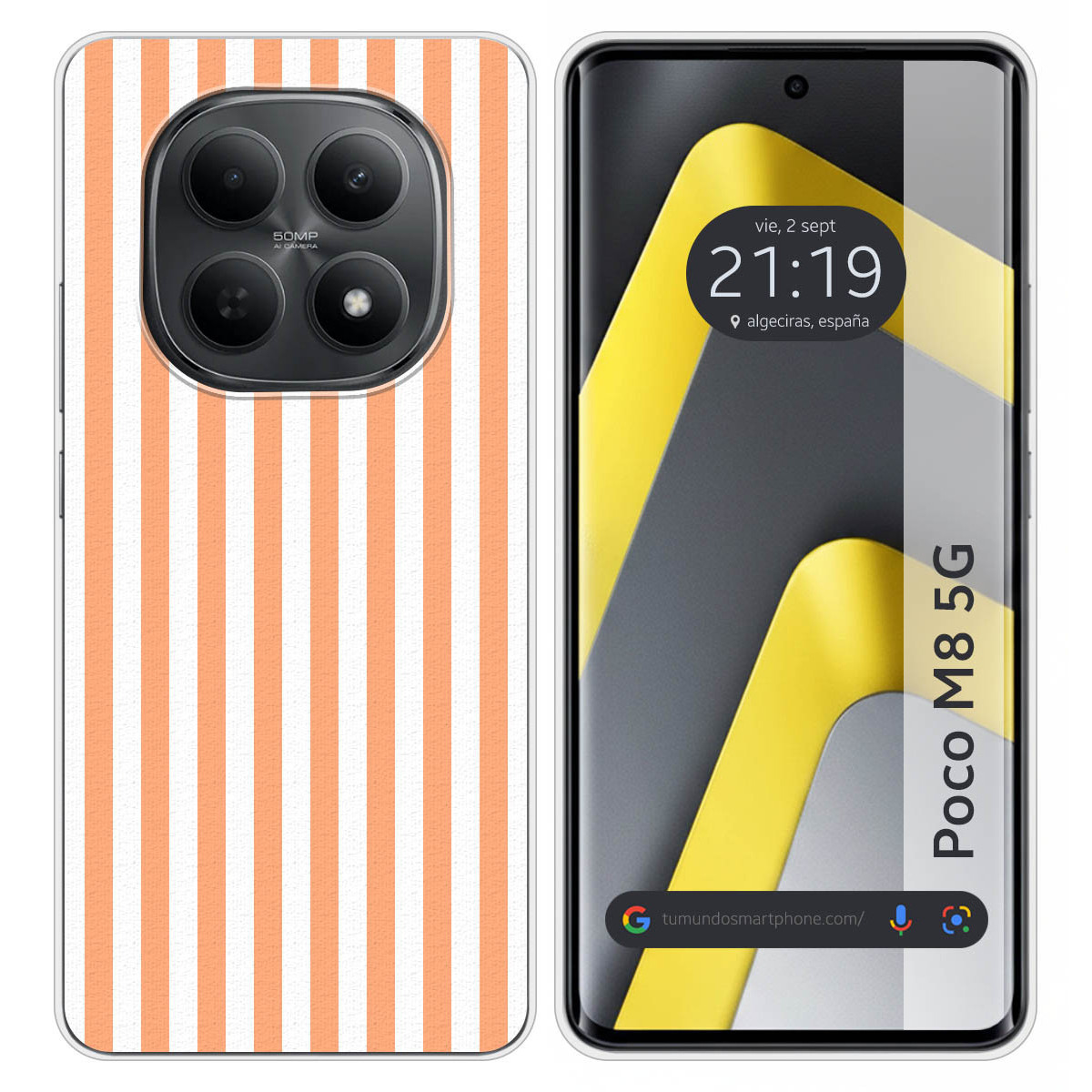 Funda Silicona para Xiaomi Poco M8 5G diseño...