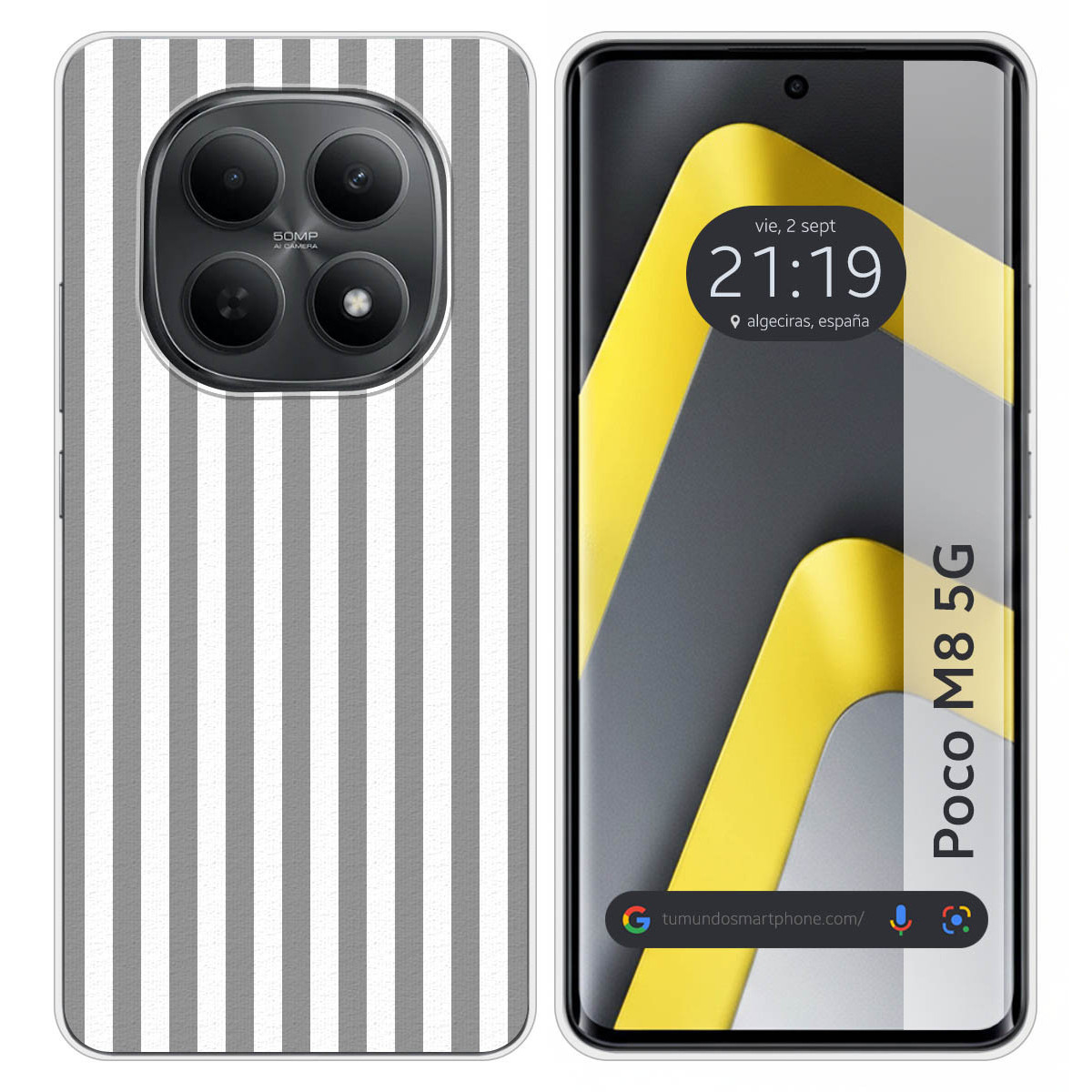 Funda Silicona para Xiaomi Poco M8 5G diseño...