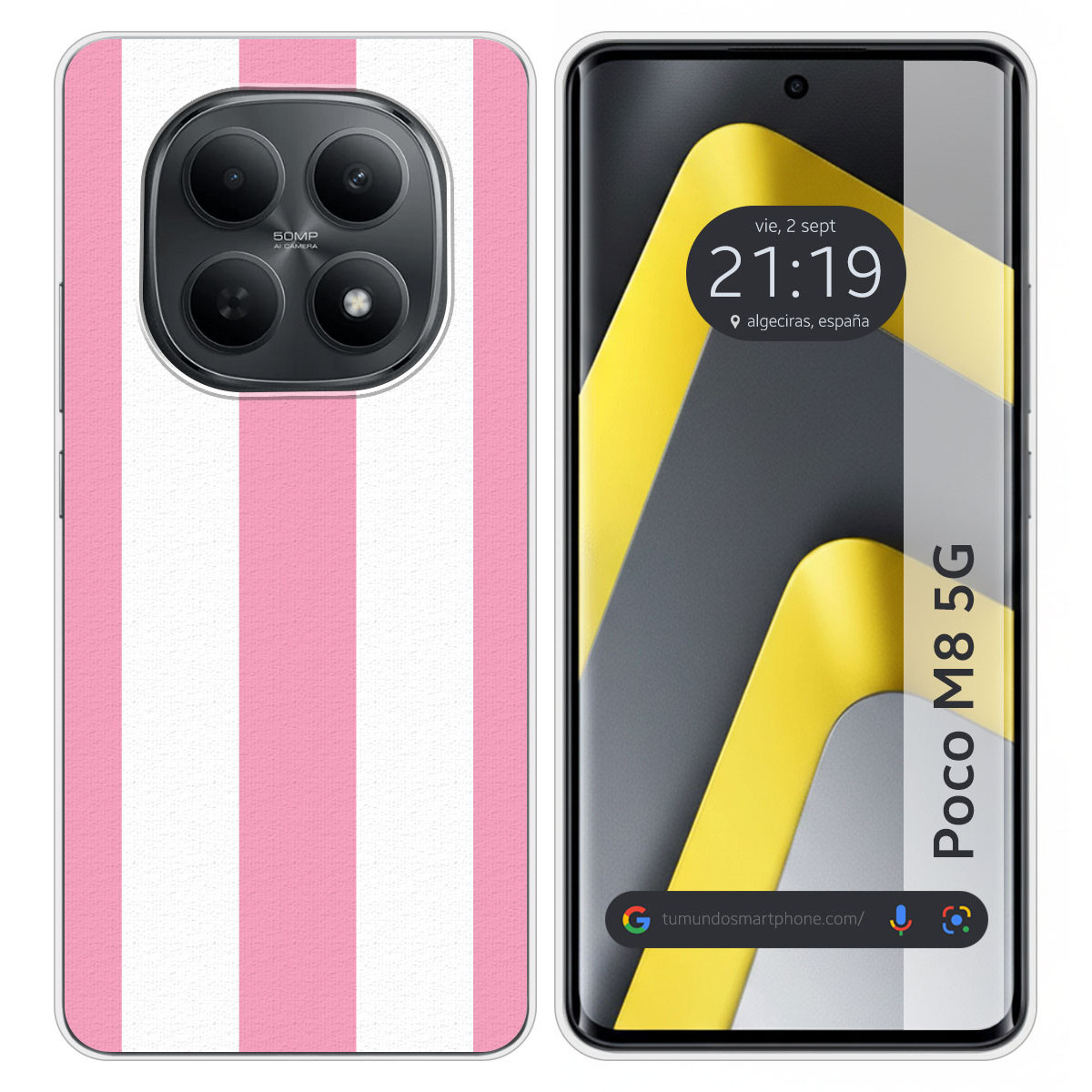 Funda Silicona para Xiaomi Poco M8 5G diseño...