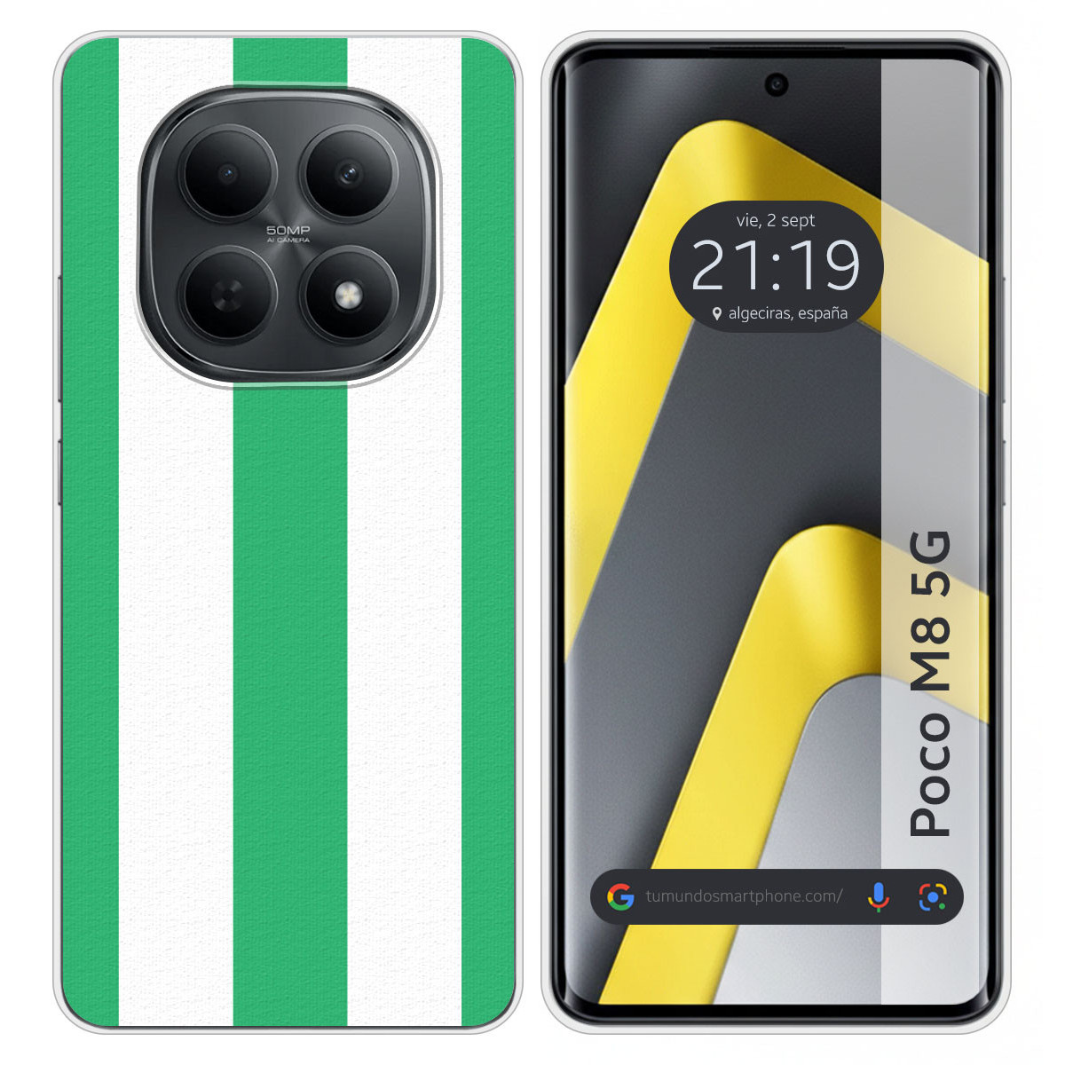 Funda Silicona para Xiaomi Poco M8 5G diseño...