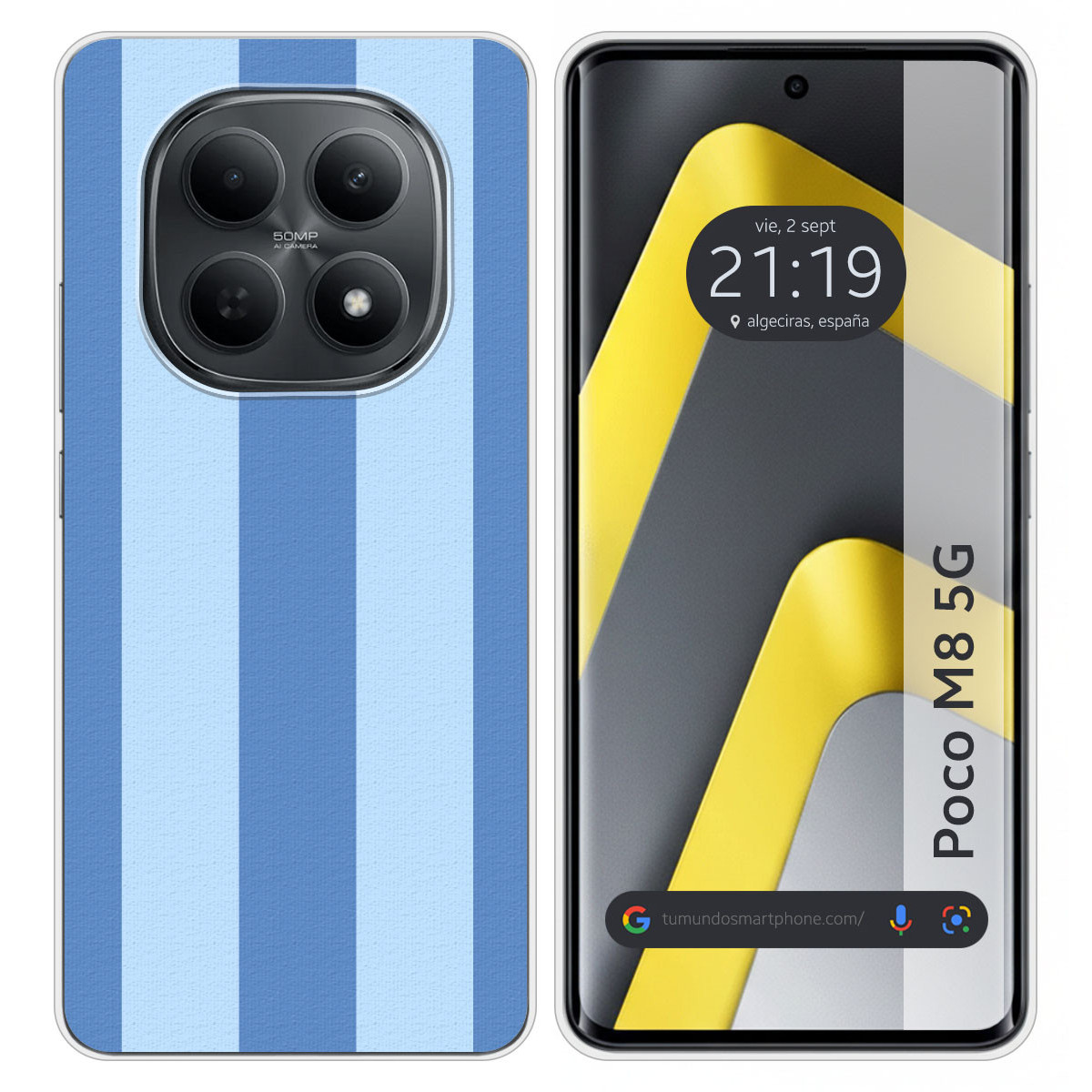 Funda Silicona para Xiaomi Poco M8 5G diseño...