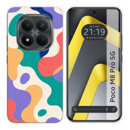 Funda Silicona para Xiaomi Poco M8 Pro 5G diseño Splash...