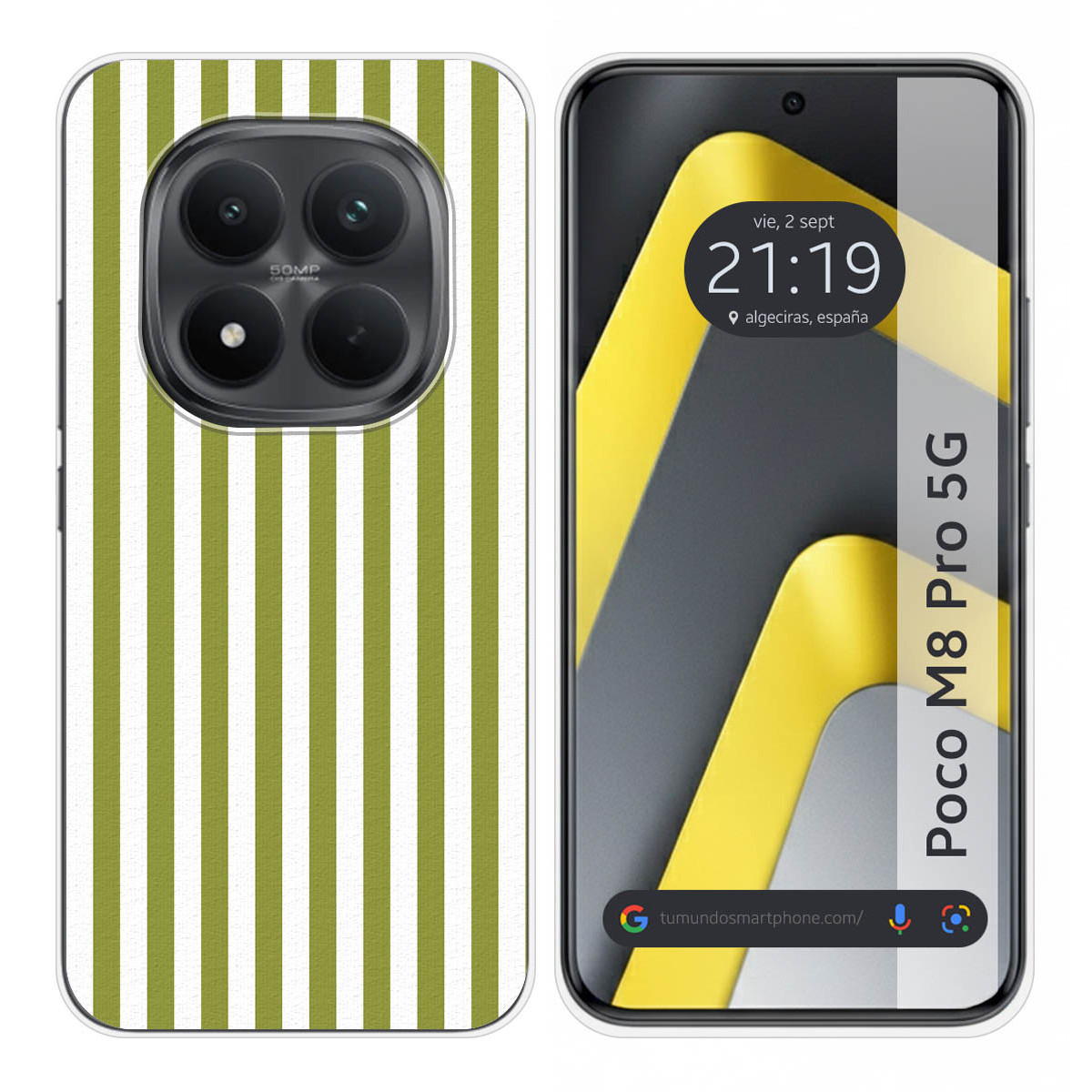 Funda Silicona para Xiaomi Poco M8 Pro 5G...