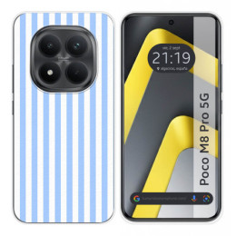 Funda Silicona para Xiaomi Poco M8 Pro 5G diseño Lines 04...