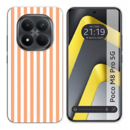 Funda Silicona para Xiaomi Poco M8 Pro 5G diseño Lines 05...