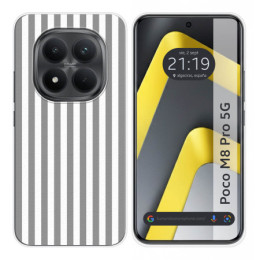 Funda Silicona para Xiaomi Poco M8 Pro 5G diseño Lines 06...
