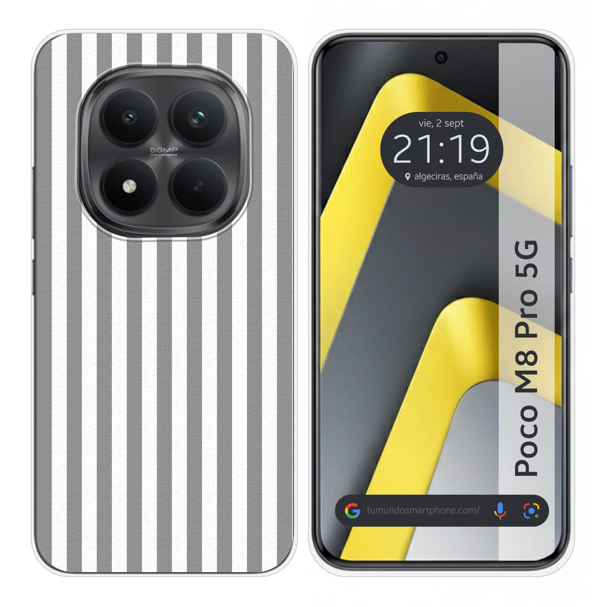 Funda Silicona para Xiaomi Poco M8 Pro 5G...