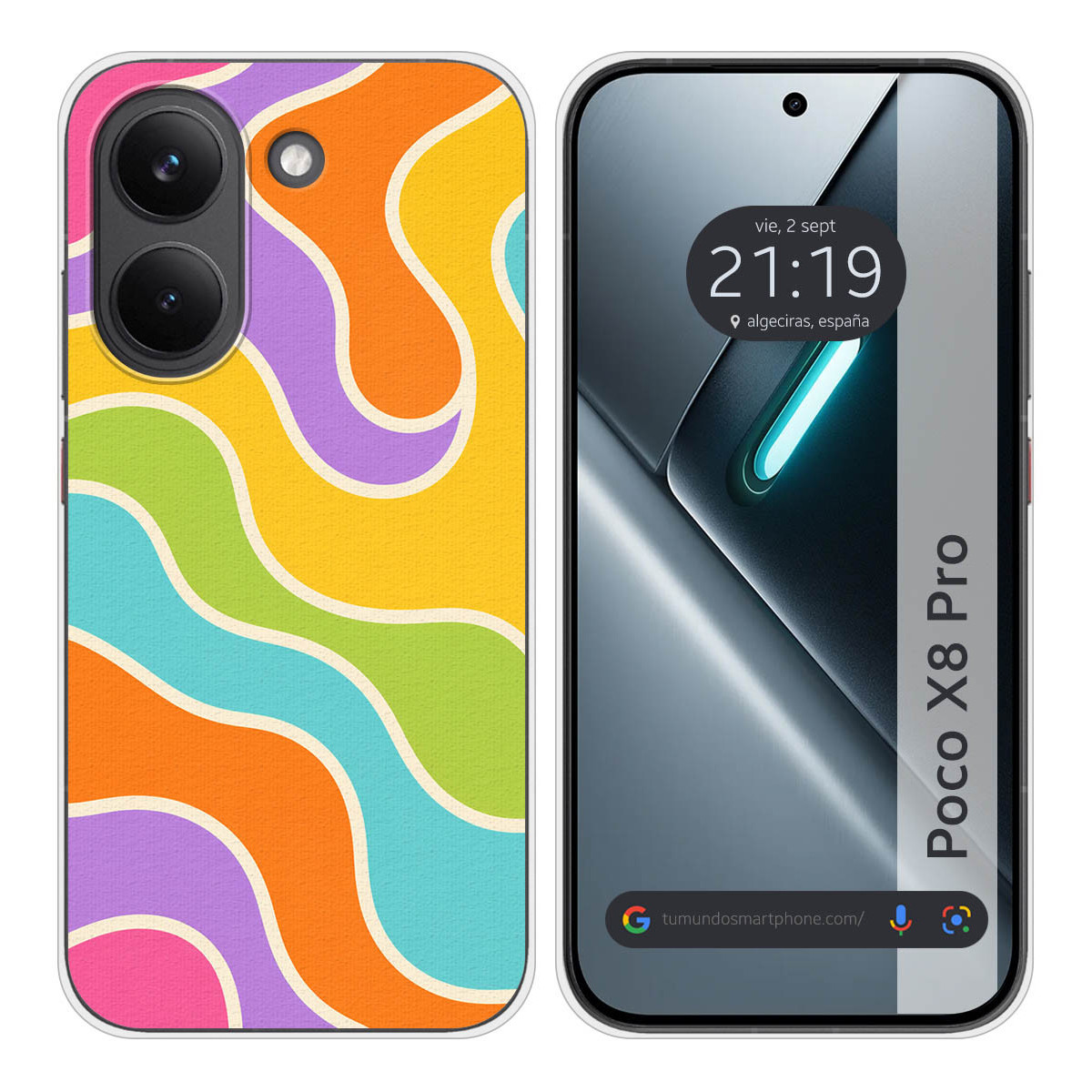 Funda Silicona para Xiaomi Poco X8 Pro 5G...