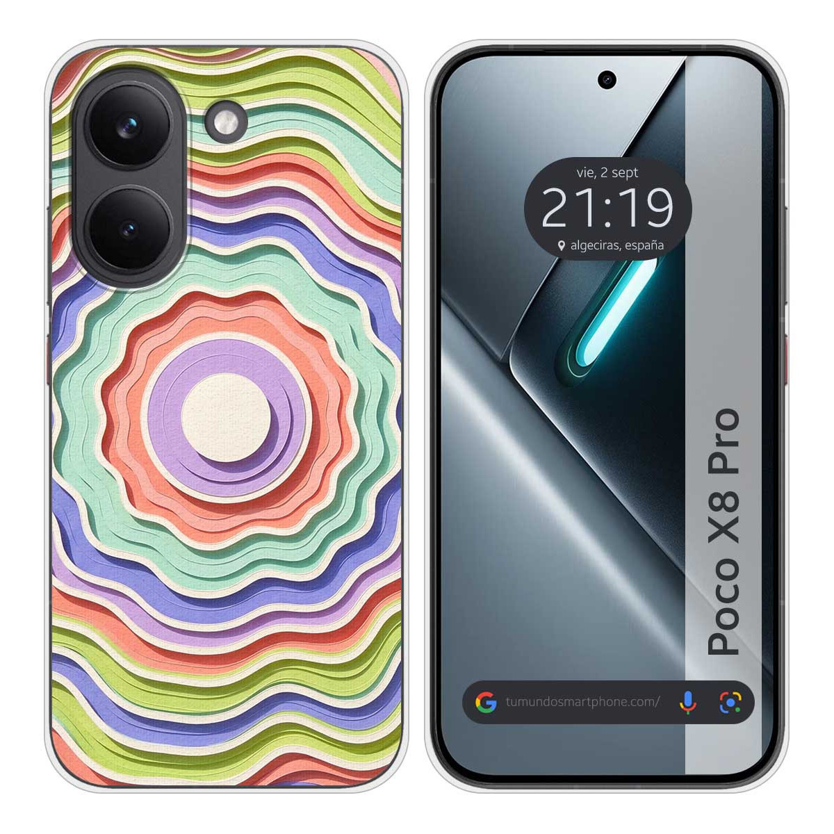 Funda Silicona para Xiaomi Poco X8 Pro 5G...