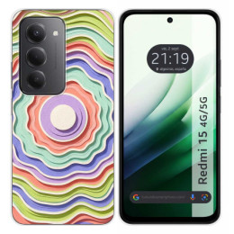 Funda Silicona para Xiaomi Redmi 15 4G / 5G diseño Splash...