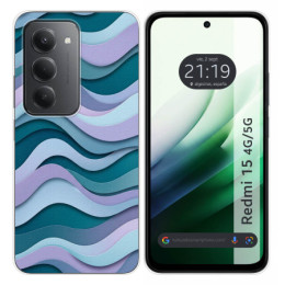 Funda Silicona para Xiaomi Redmi 15 4G / 5G diseño Splash...