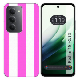 Funda Silicona para Xiaomi Redmi 15 4G / 5G diseño Lines...