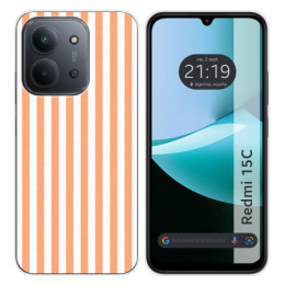 Funda Silicona para Xiaomi Redmi 15C 4G / 5G diseño Lines...