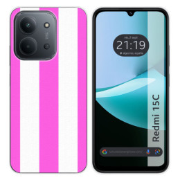 Funda Silicona para Xiaomi Redmi 15C 4G / 5G diseño Lines...