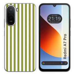 Funda Silicona para Xiaomi Redmi A7 Pro diseño Lines 02...