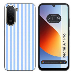 Funda Silicona para Xiaomi Redmi A7 Pro diseño Lines 04...