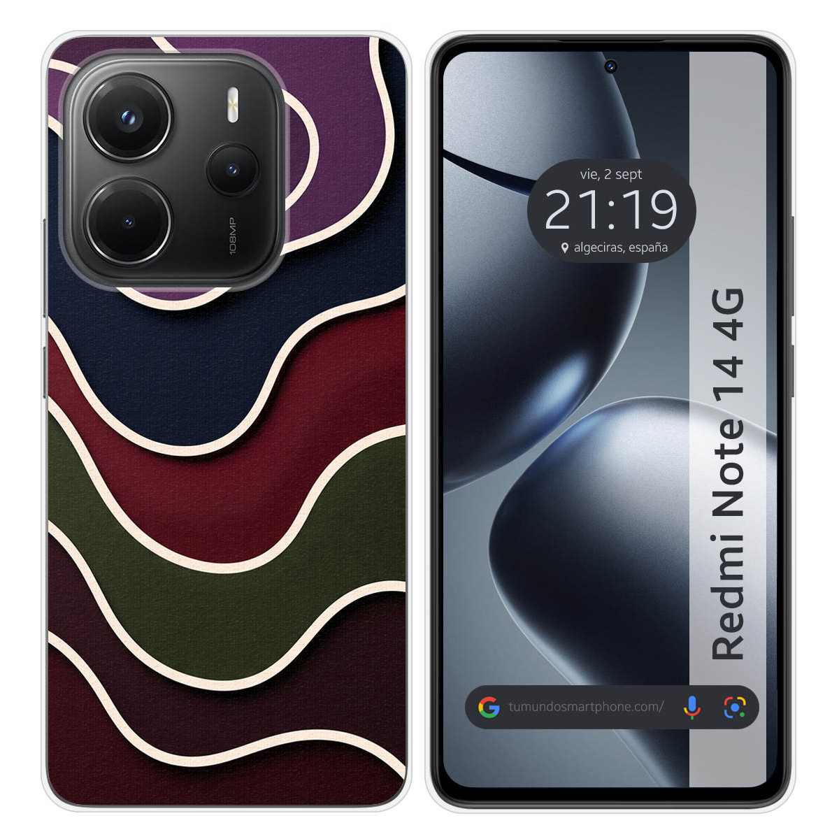 Funda Silicona para Xiaomi Redmi Note 14 4G...