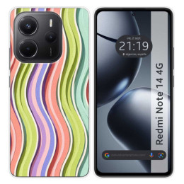 Funda Silicona para Xiaomi Redmi Note 14 4G diseño Splash...