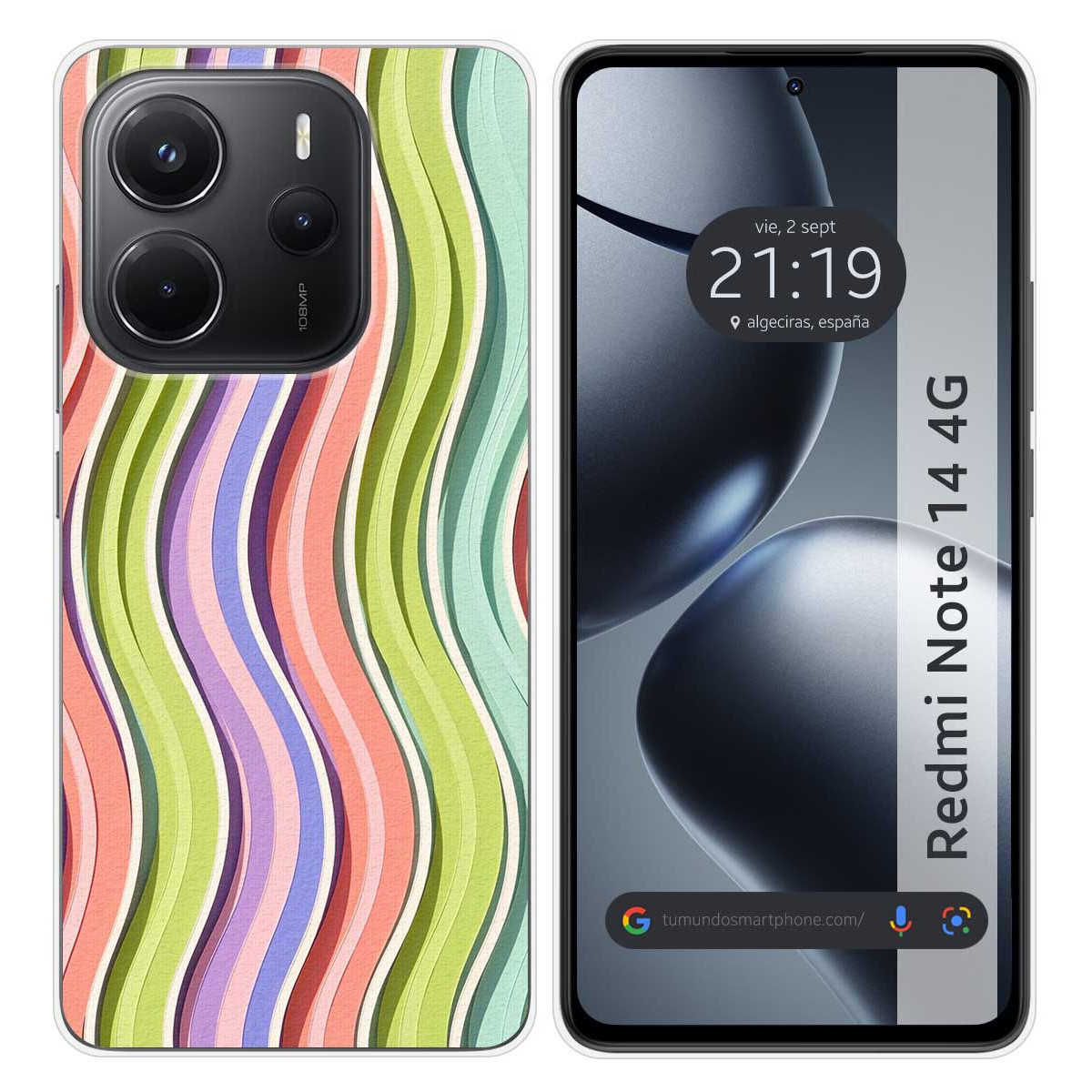 Funda Silicona para Xiaomi Redmi Note 14 4G...