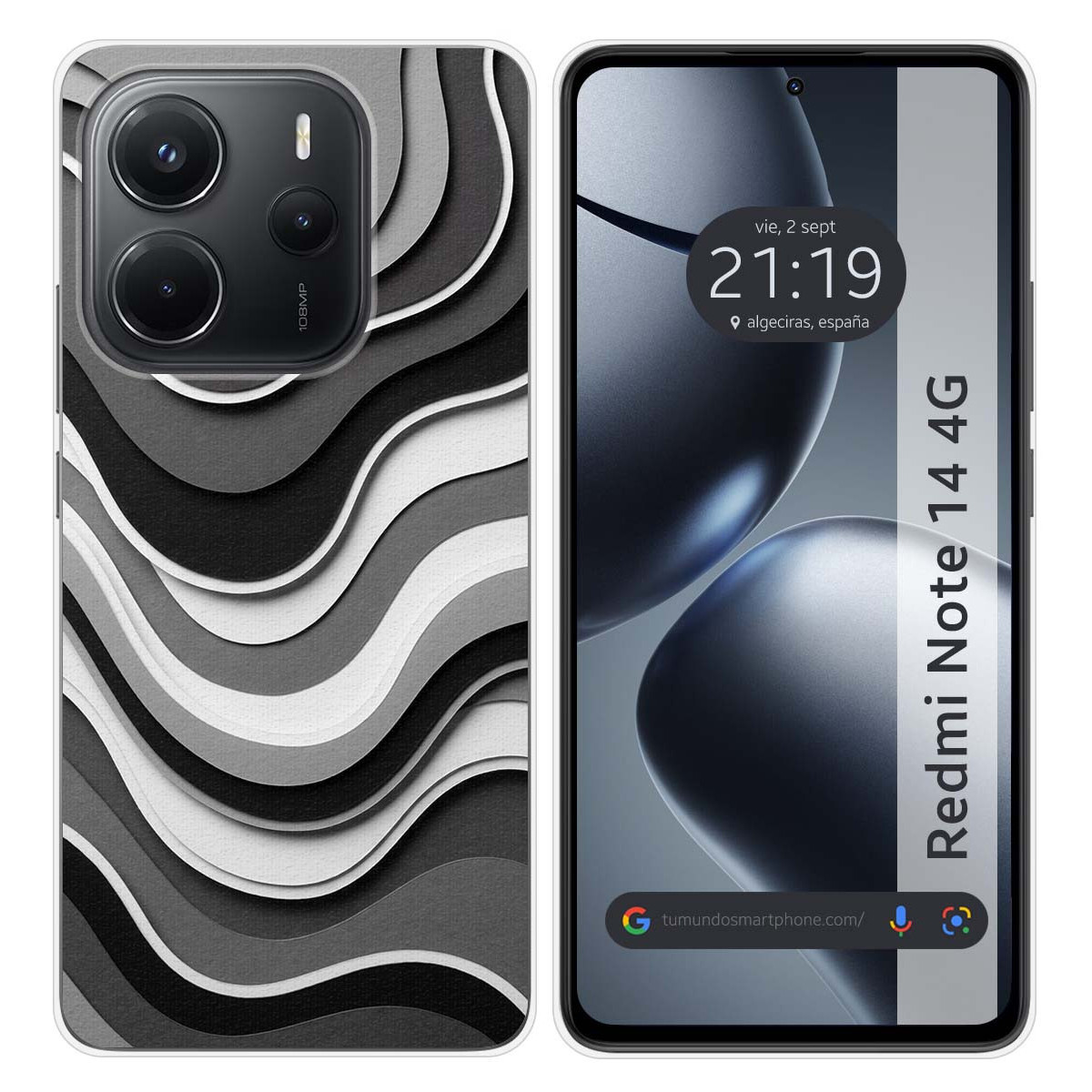 Funda Silicona para Xiaomi Redmi Note 14 4G...